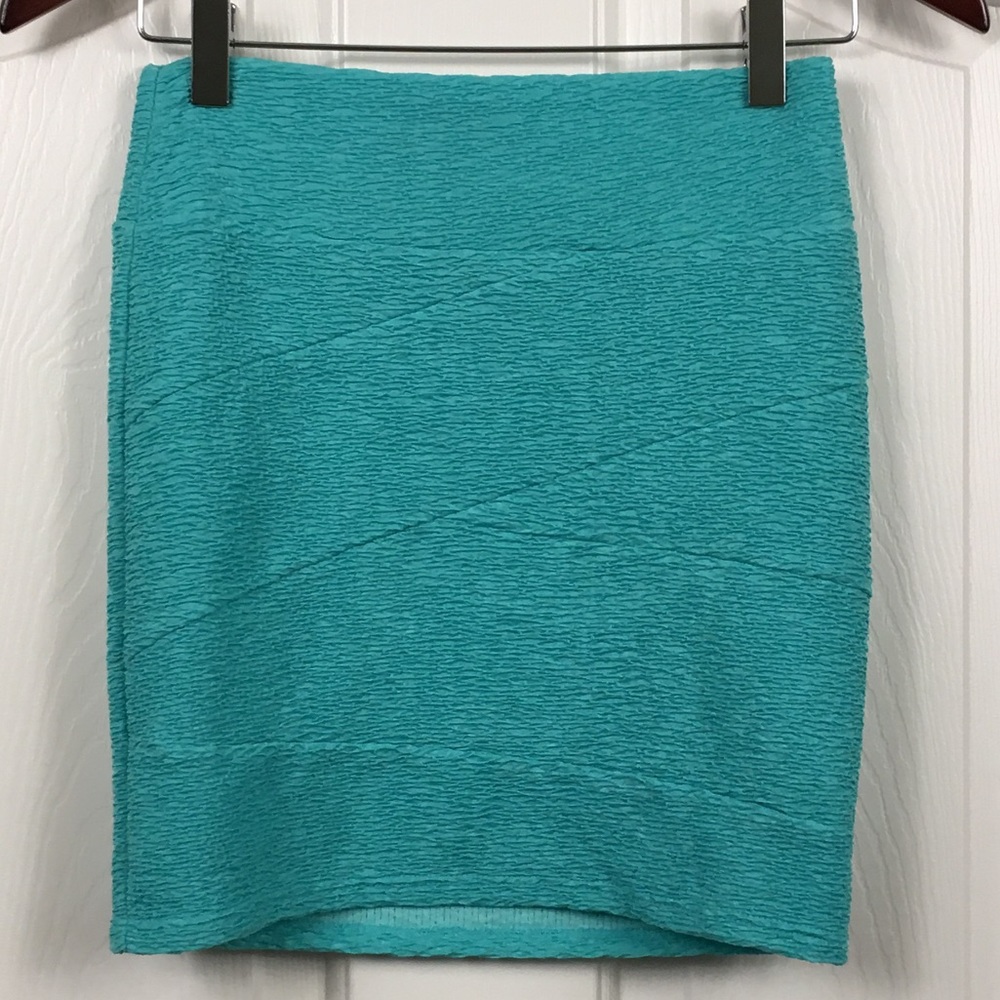 Charlotte Russe Green Mini Skirt